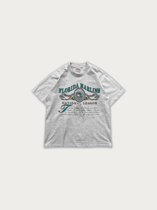 Vintage 1991 Single Stitched Florida Marlins Nutmeg Tee