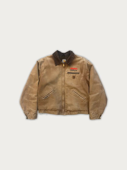 Vintage Carhartt J07 BRN Blanket-Lined Detroit Jacket