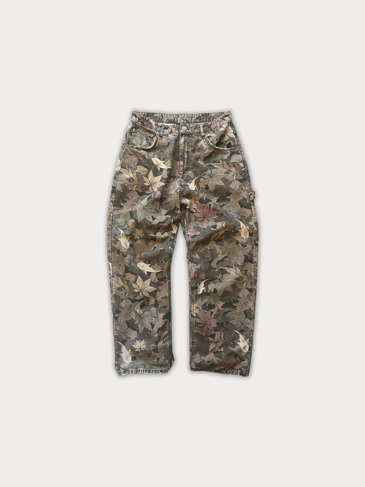 Derschutze "Origami" Printed Canvas Pants