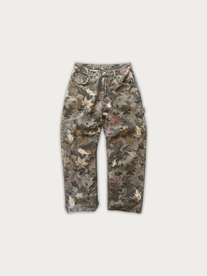 Derschutze "Origami" Printed Canvas Pants