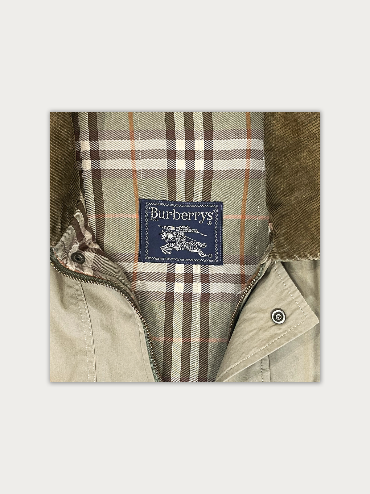 90s Vintage Burberrys Field Jacket