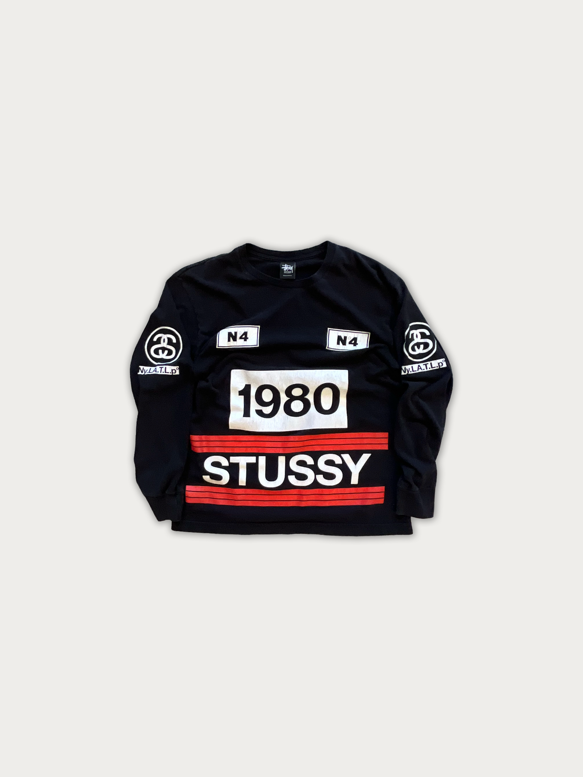 Stüssy "1980" Racing Block Long-Sleeve Tee