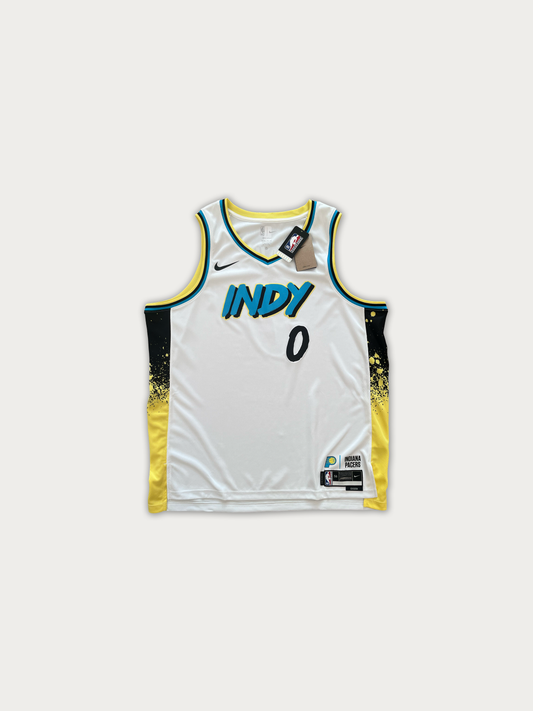 2024/25 Nike NBA Tyrese Haliburton Indiana Pacers City Edition Swingman Jersey