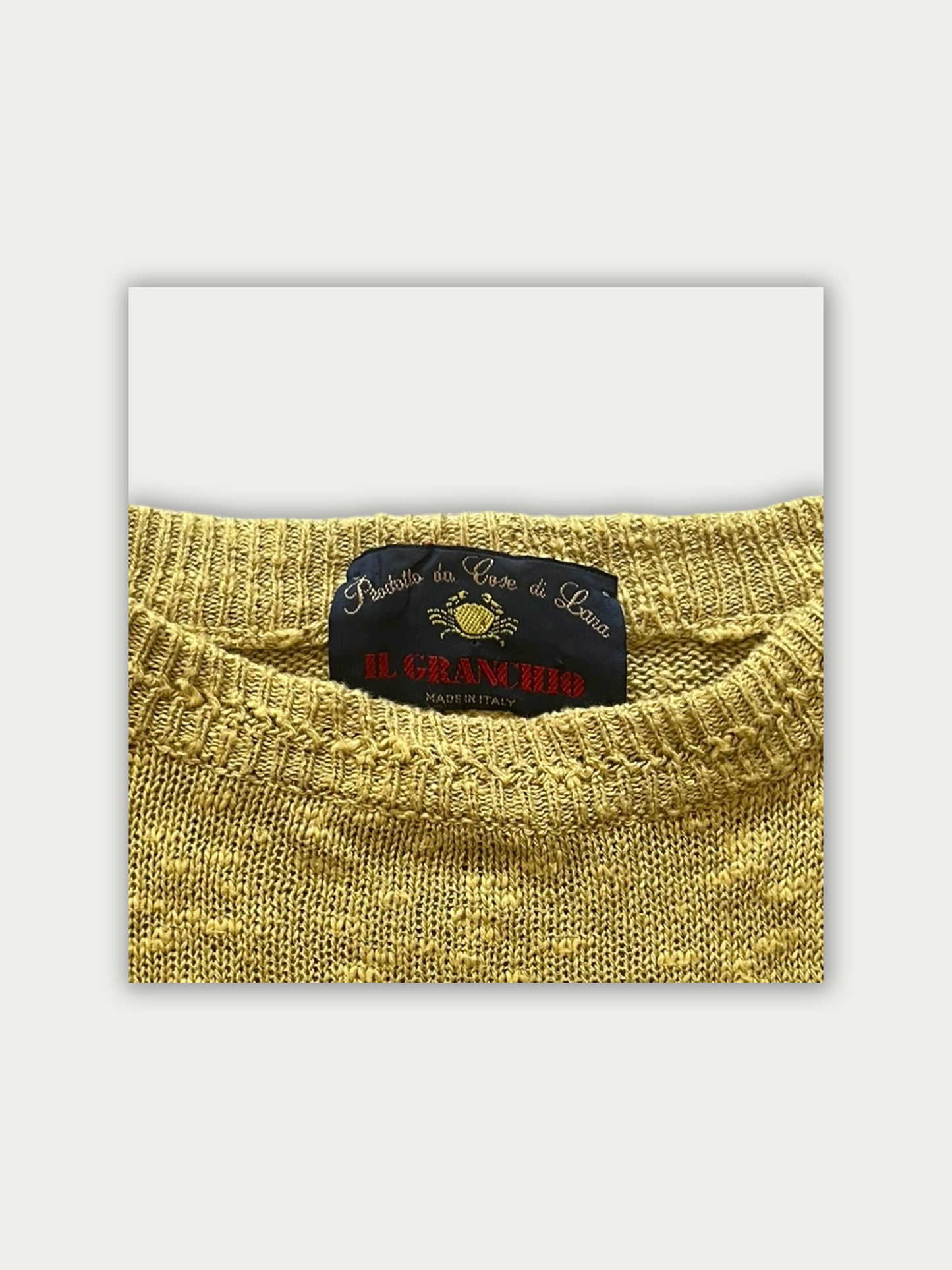Vintage 90s Il Granchio Cotton Sweater