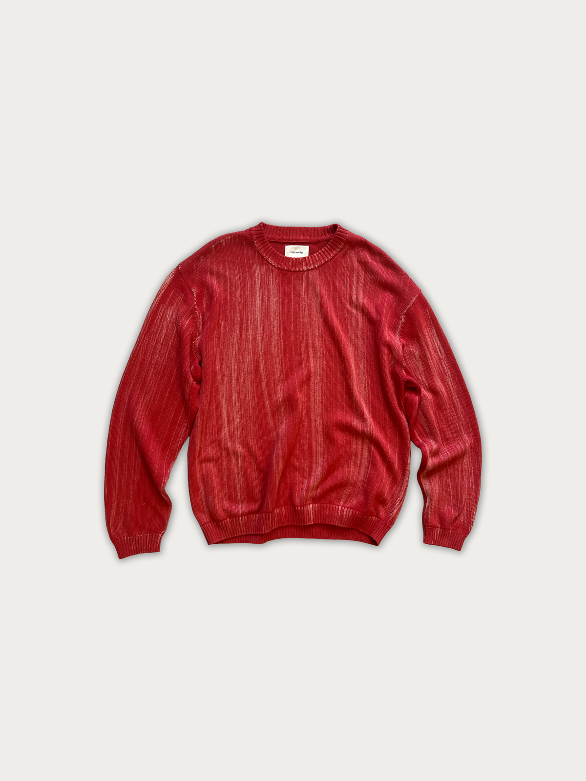 Holzweiler "Tie Dye" Red/Ketchup Knit Jumper