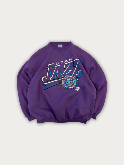 90s Logo7 Made in USA Utah Jazz Sweatshirt