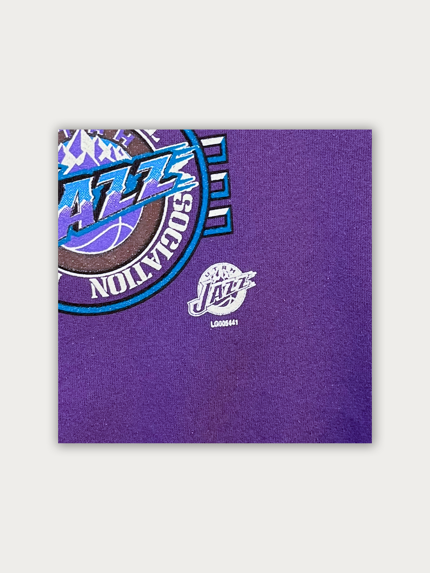 90s Logo7 Made in USA Utah Jazz Sweatshirt