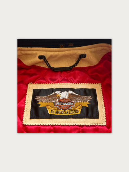 Vintage Harley Davidson 50th Anniversary Letterman Jacket