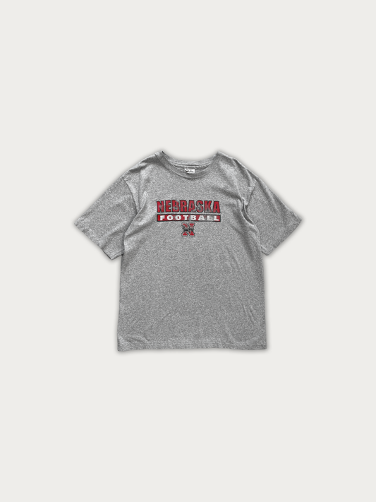 Vintage Mid 90s Nebraska Cornhuskers Football Tee - Single Stitched