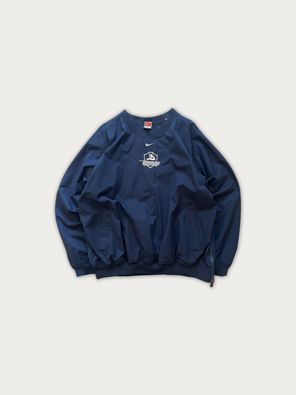 Vintage Early 2000s Nike Team  V-Neck Pullover Windbreaker