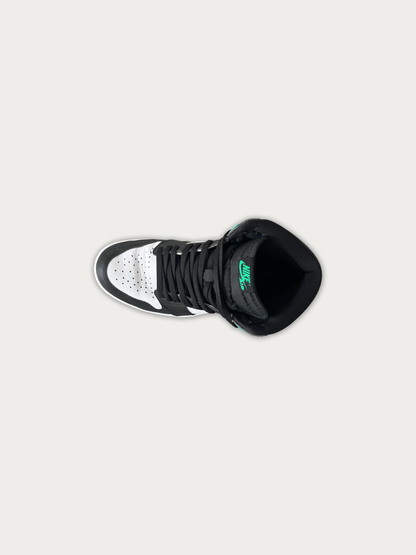 Air Jordan 1 High Black and Lucky Green