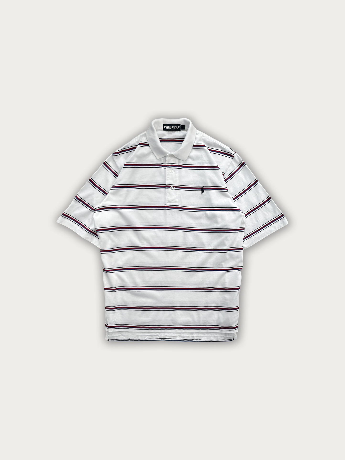 90s Ralph Lauren Striped Polo Golf Tee