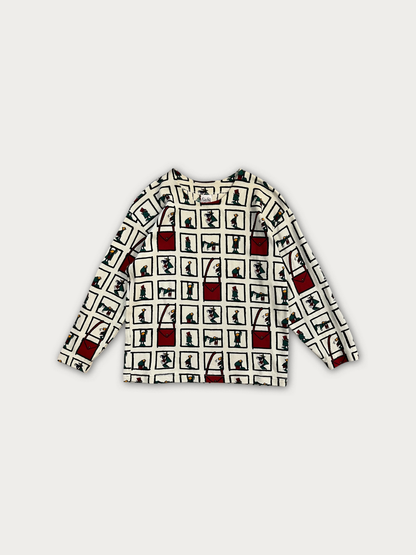 Vtg Cotton Sweater