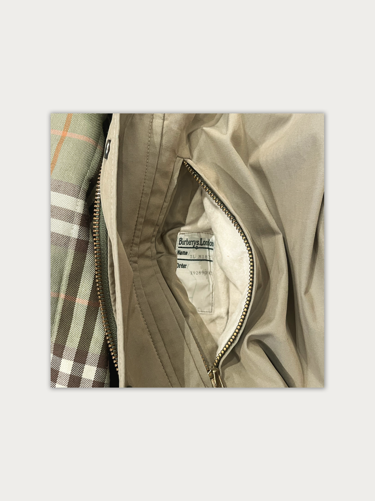 90s Vintage Burberrys Field Jacket