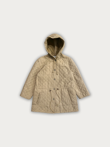 90s Vintage Quilted Sherpa Missoni Parka (Women)