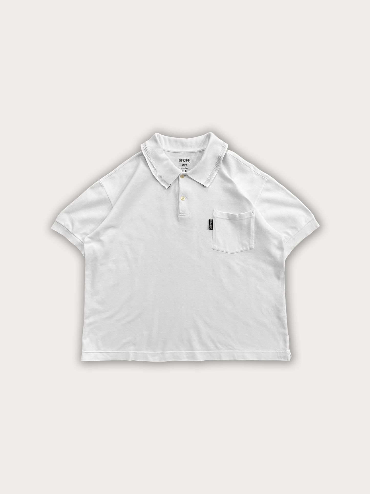 Moschino Thick Cotton Polo Tee