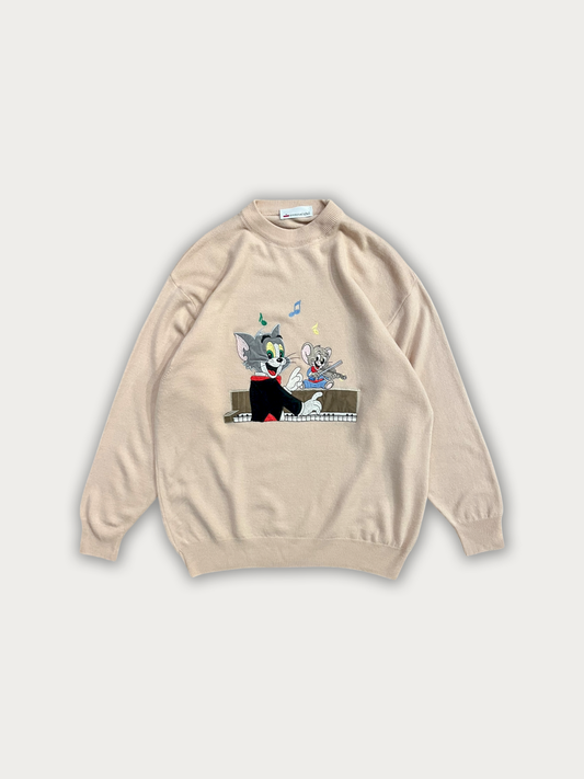 Emmanuel Schvili Tom & Jerry Merino Wool Sweater