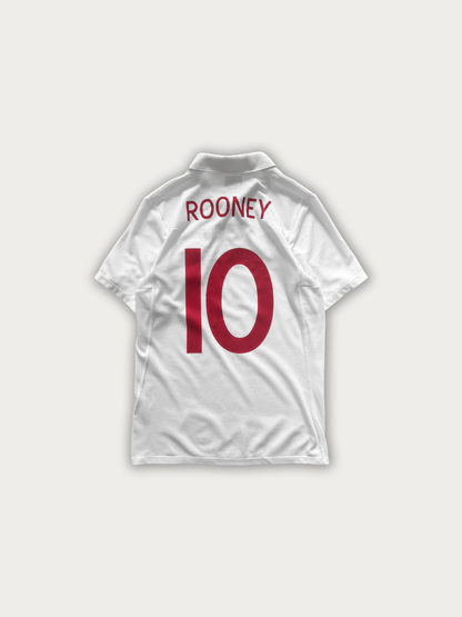 2009-10 England Home Shirt - Rooney #10