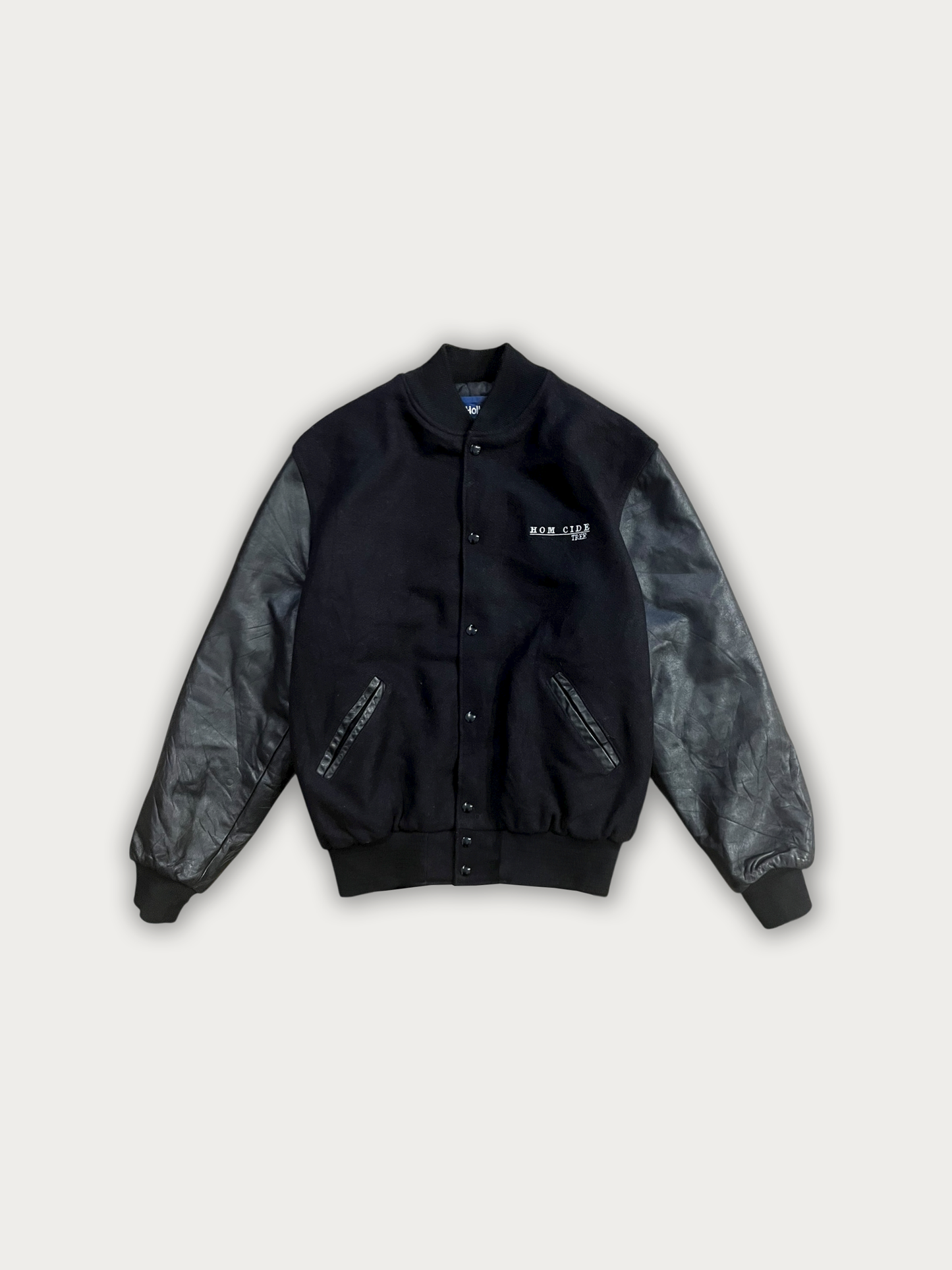 Vintage Leather/Wool Varsity Jacket