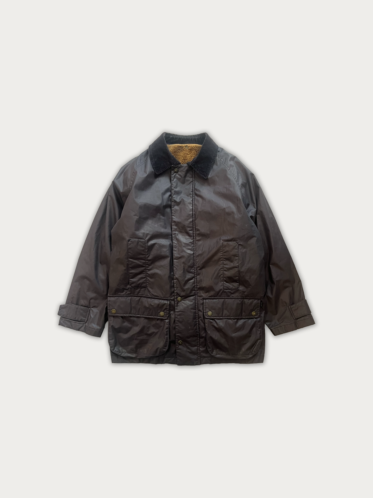 Faciba Waxed Field Jacket with Warm Lining