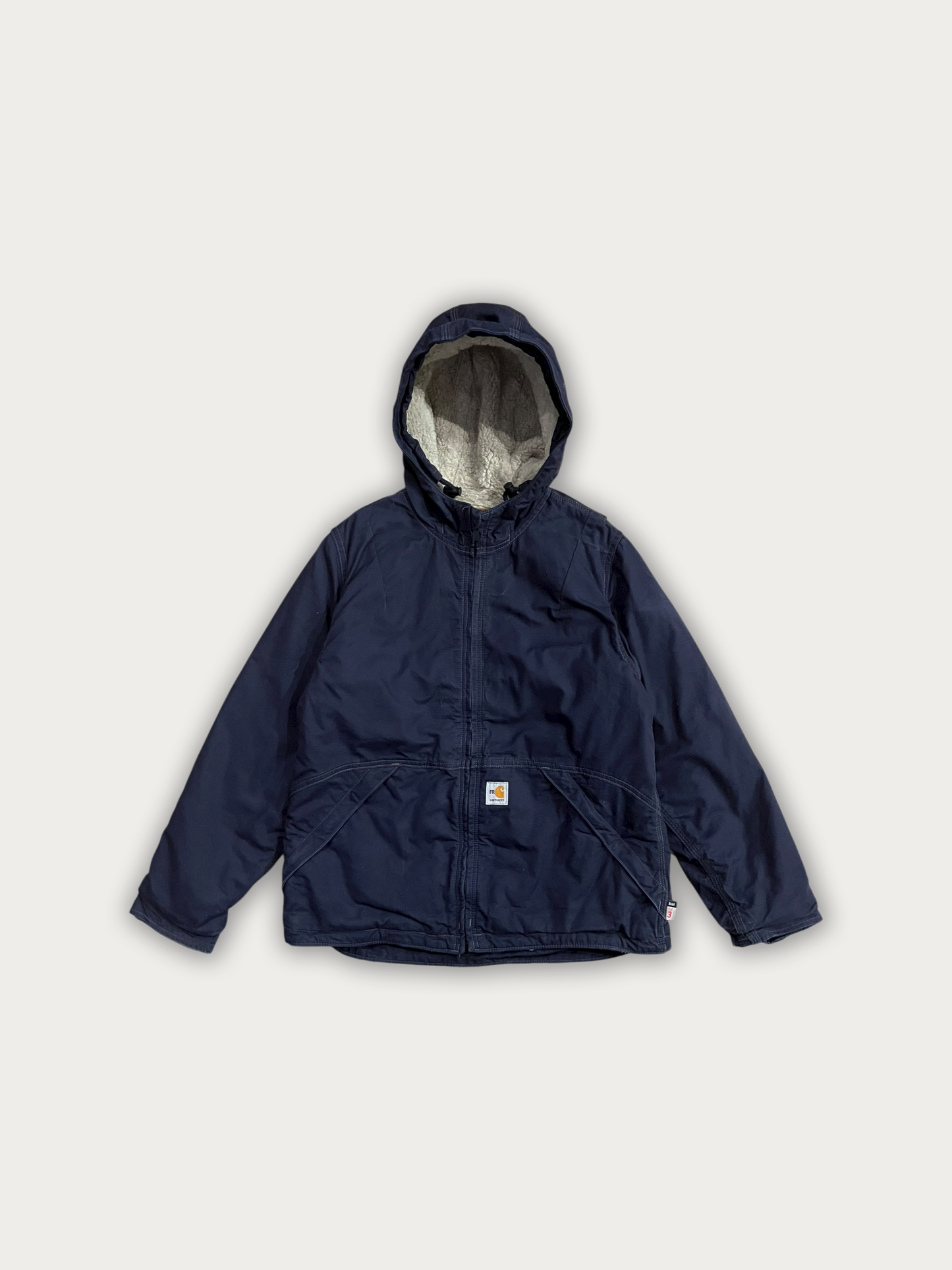 Vintage Y2K Carhartt Flame-Resistant Full Swing Quick Duck Sherpa Jacket