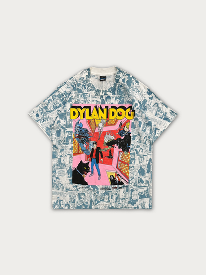 RARE Collectible 1992 Screen Stars X Dylan Dog AOP Tee