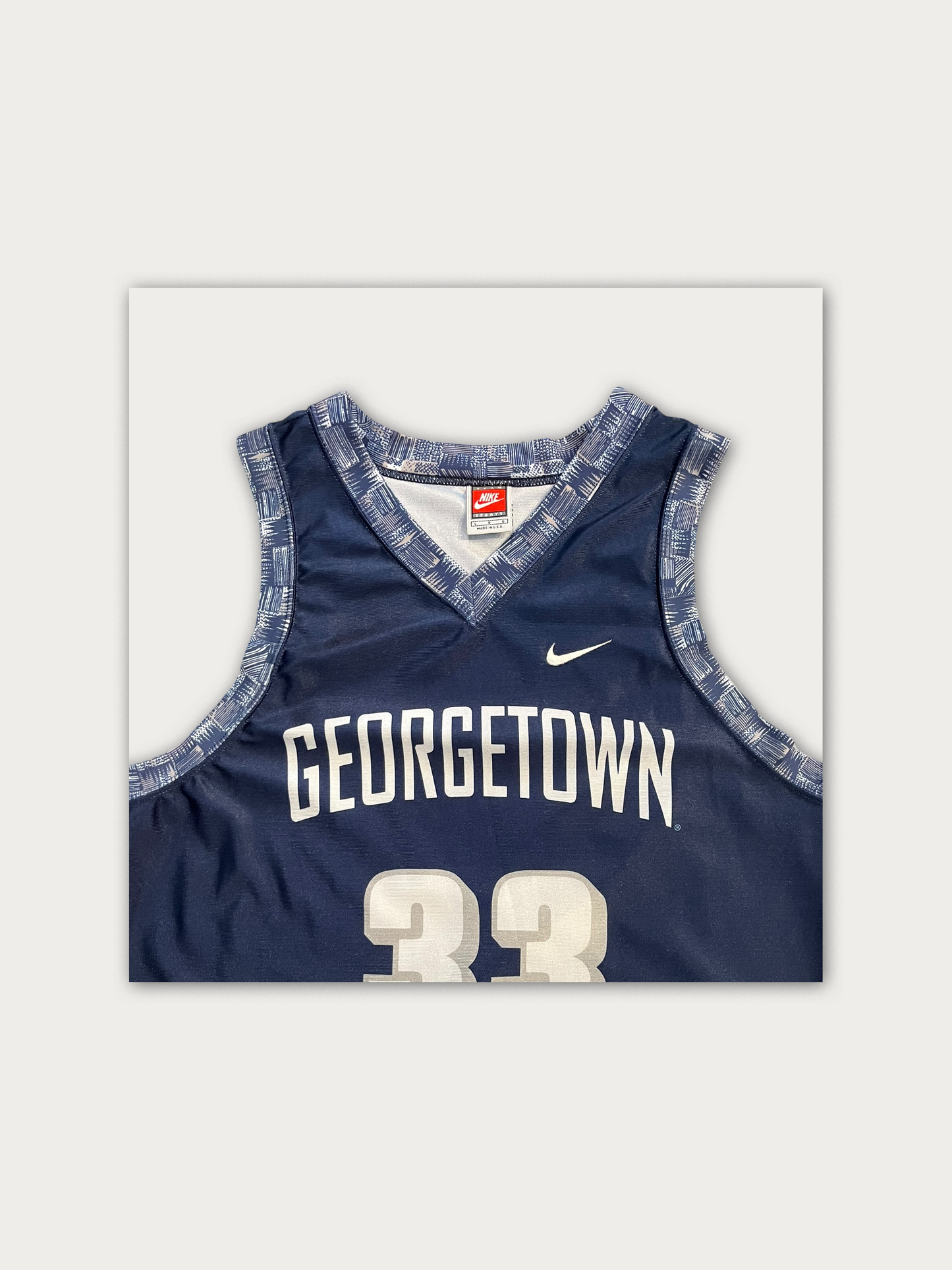 90s NCAA Georgetown Nike Jersey