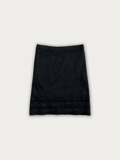 Vintage 90s Fendi Wool Skirt