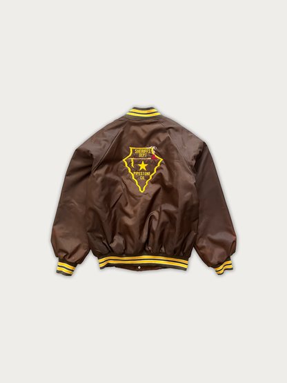 Vintage 80s Hartwell Satin Bomber Jacket (Faded)