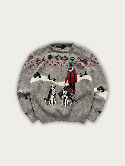 Vintage 90s 100%Wool Ralph Lauren Hand Knit