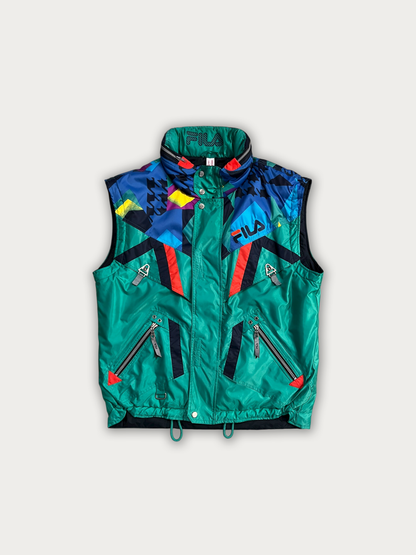 90s Fila Italy Sky Team Vest