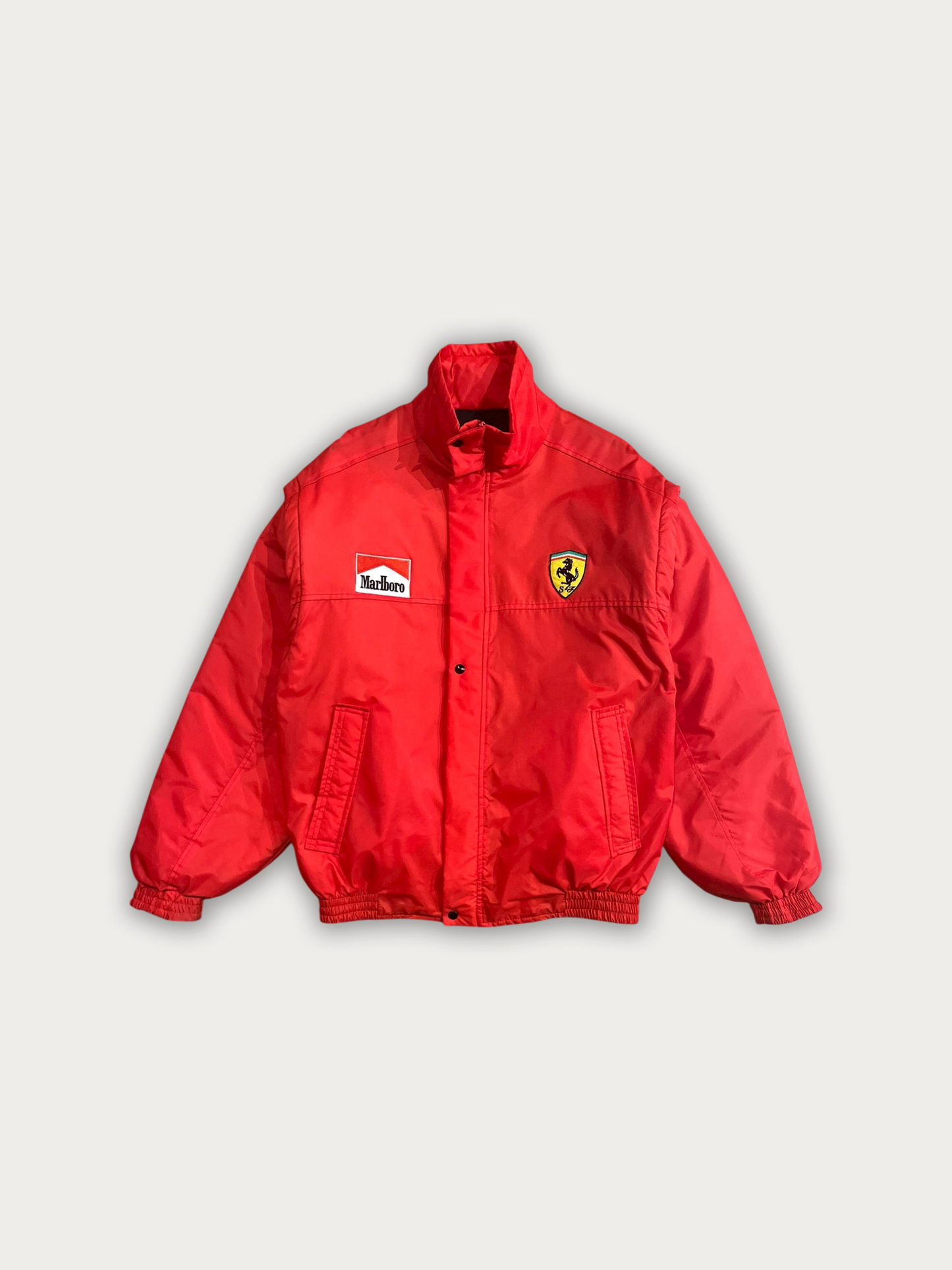 Vintage 90s Ferrari - Marlboro Padded Jacket/Vest