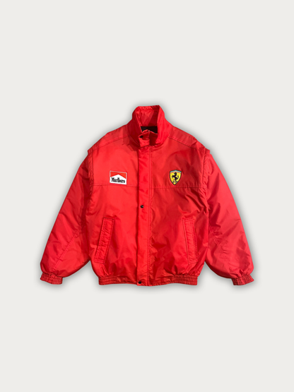 Vintage 90s Ferrari - Marlboro Padded Jacket/Vest