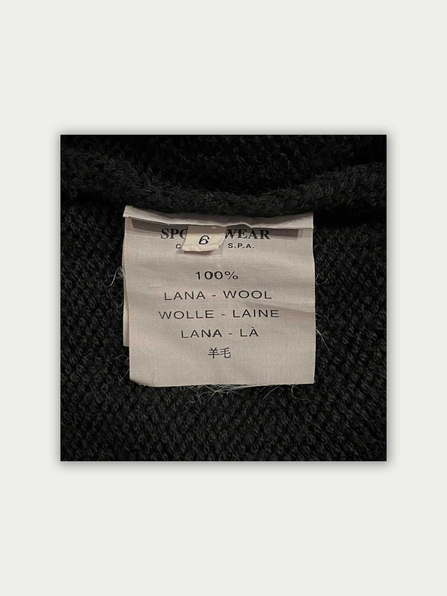 Vintage 1998 C.P Company 100% Wool Knit