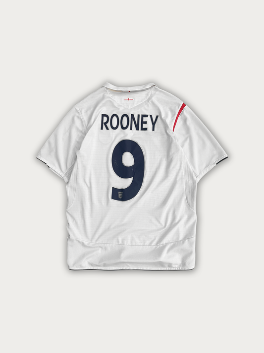 2007-09 England Home Shirt Rooney #9
