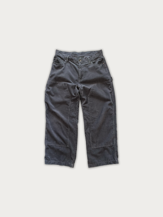 Vintage Early 2000s No Boundaries Wide Wale Corduroy Double Knee Carpenter Pants