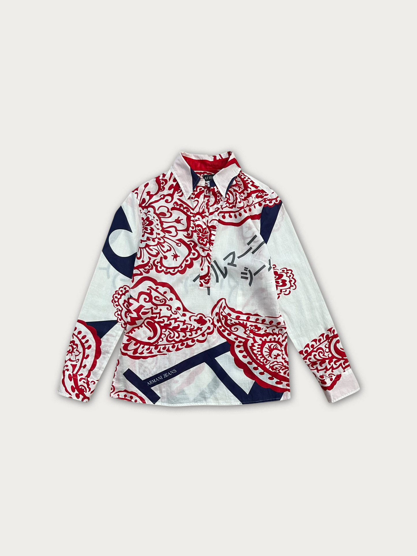 Armani 1/3 buttons Shirt