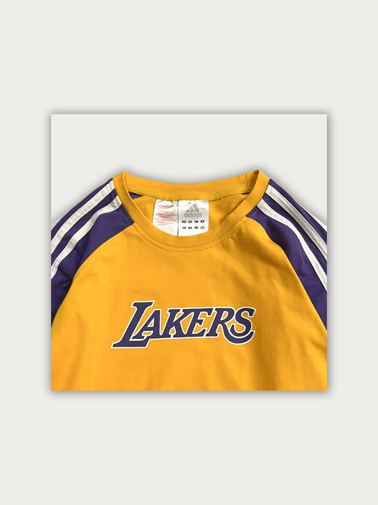 Y2K LA Lakers Adidas Long Tee