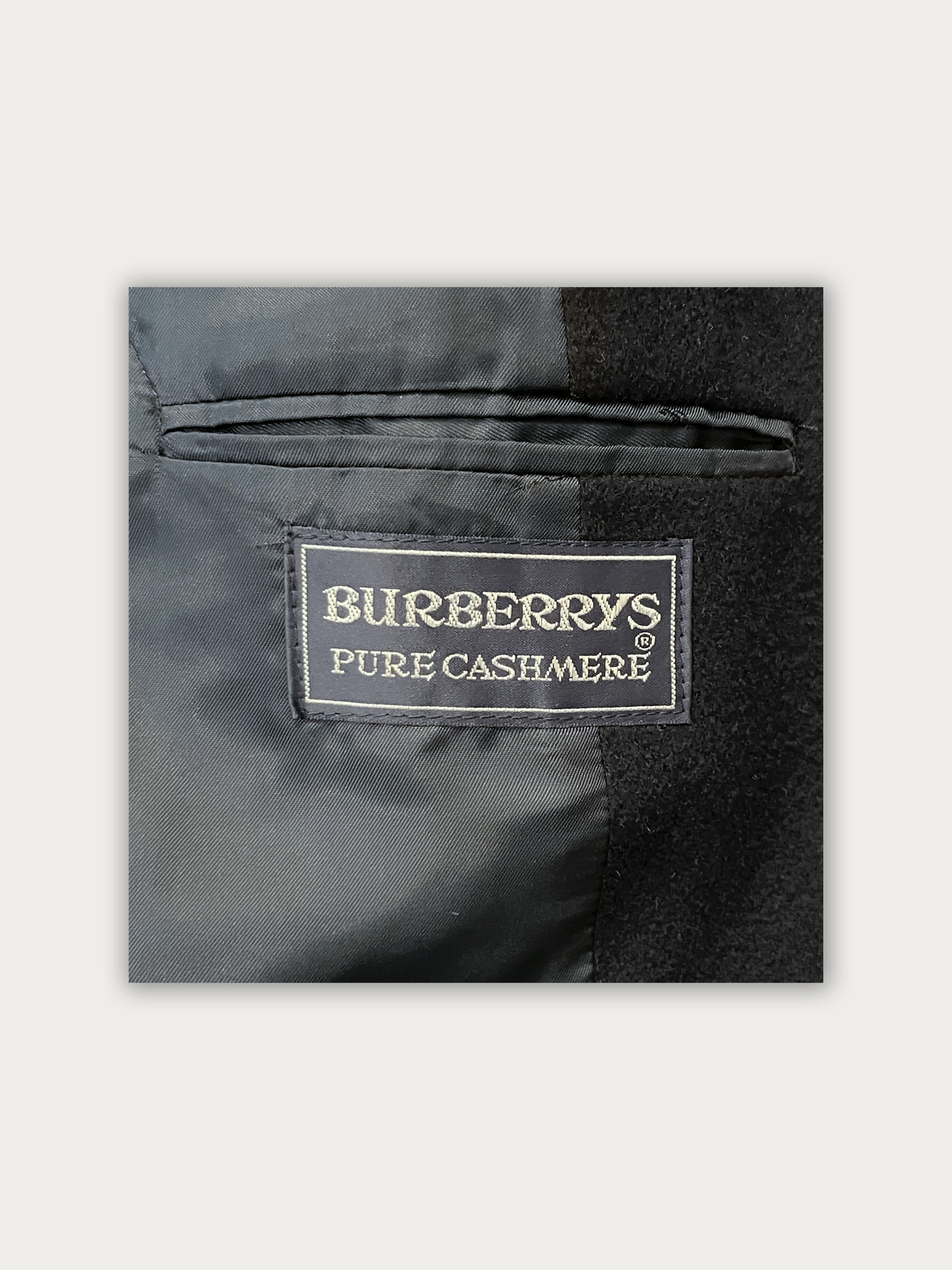 90s Burberry Cashmere Coat