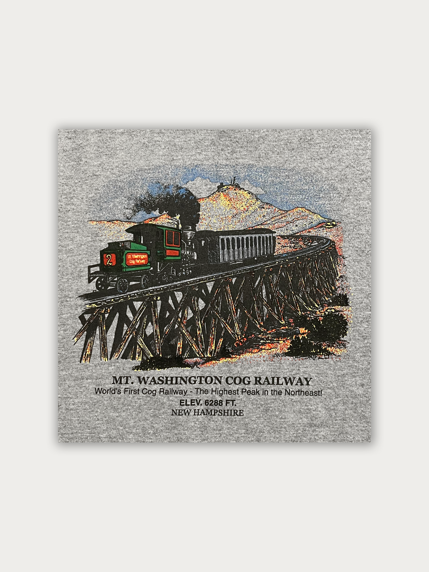 90s Lee Mt. Washington Cog Railway Sweatshirt