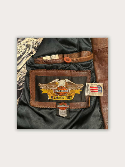 90s Harley Davidson Leather Jacket