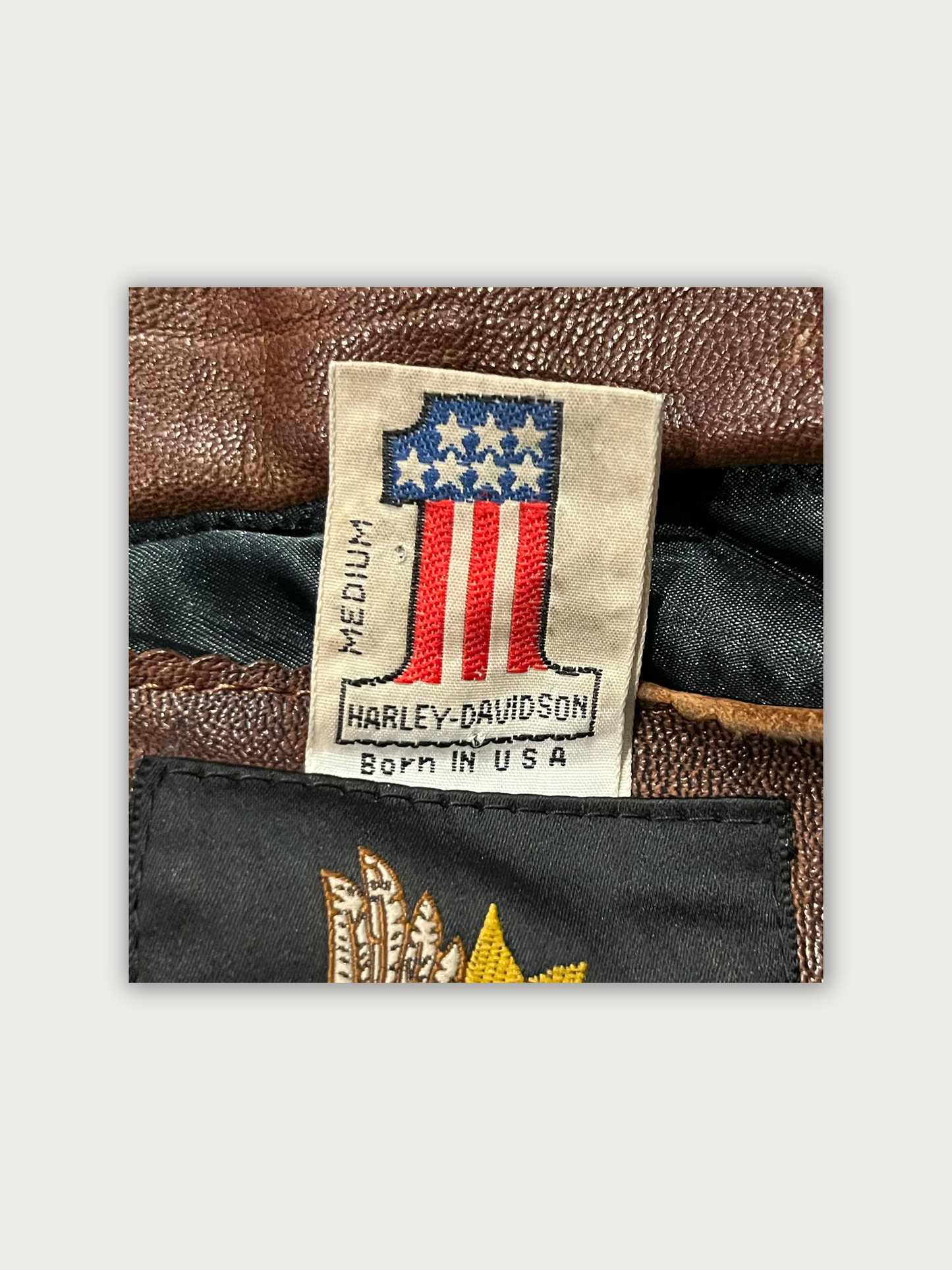 90s Harley Davidson Leather Jacket