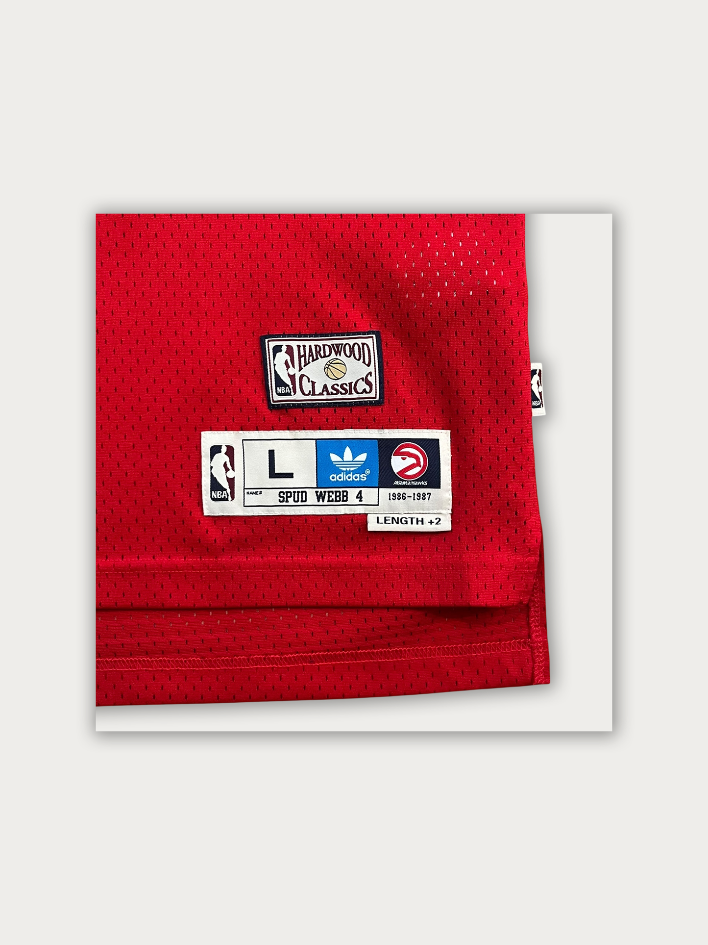 Atlanta Hawks Replica Basketball Jersey #4 Spud Webb