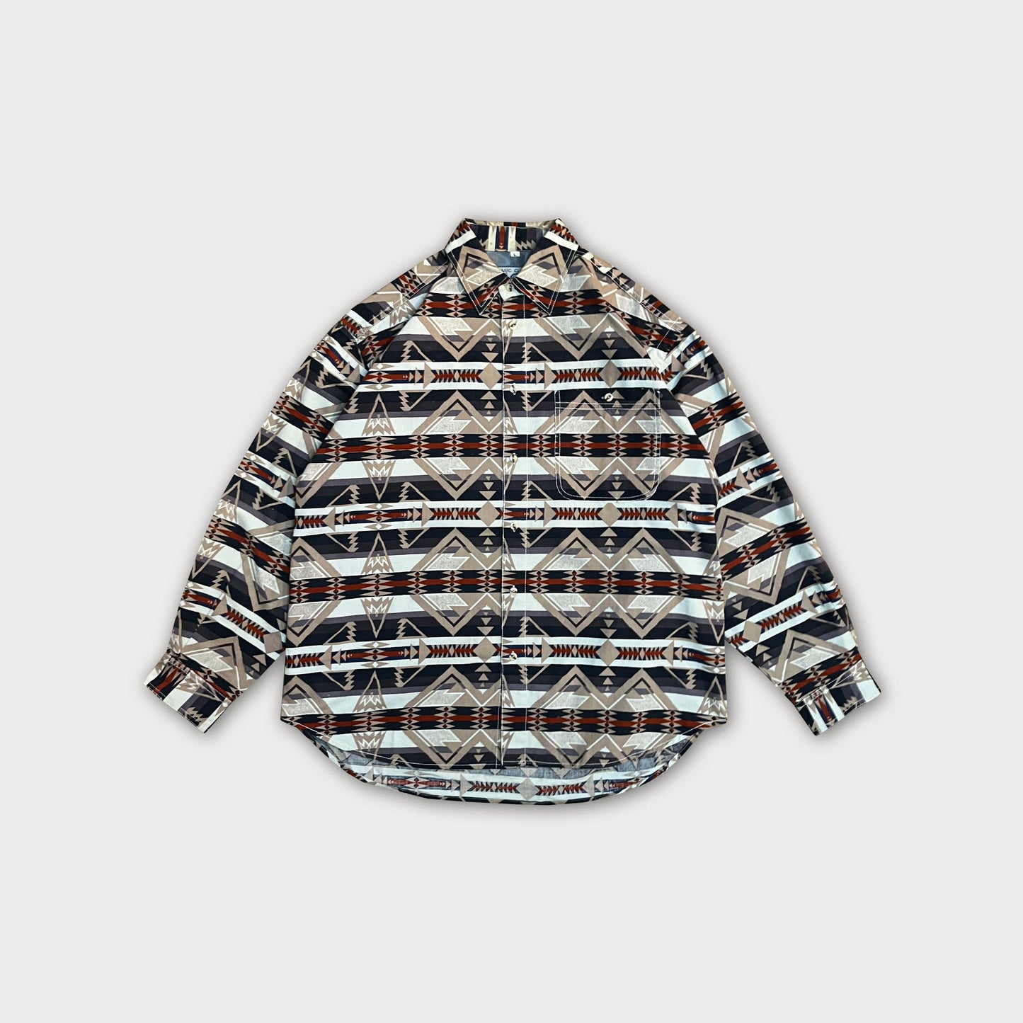 Pendleton Pattern Thick Cotton Shirt