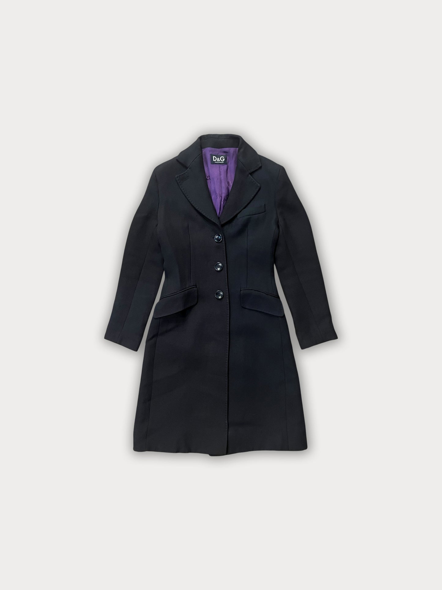 Vintage Dolce & Gabbana Wool Trench Coat