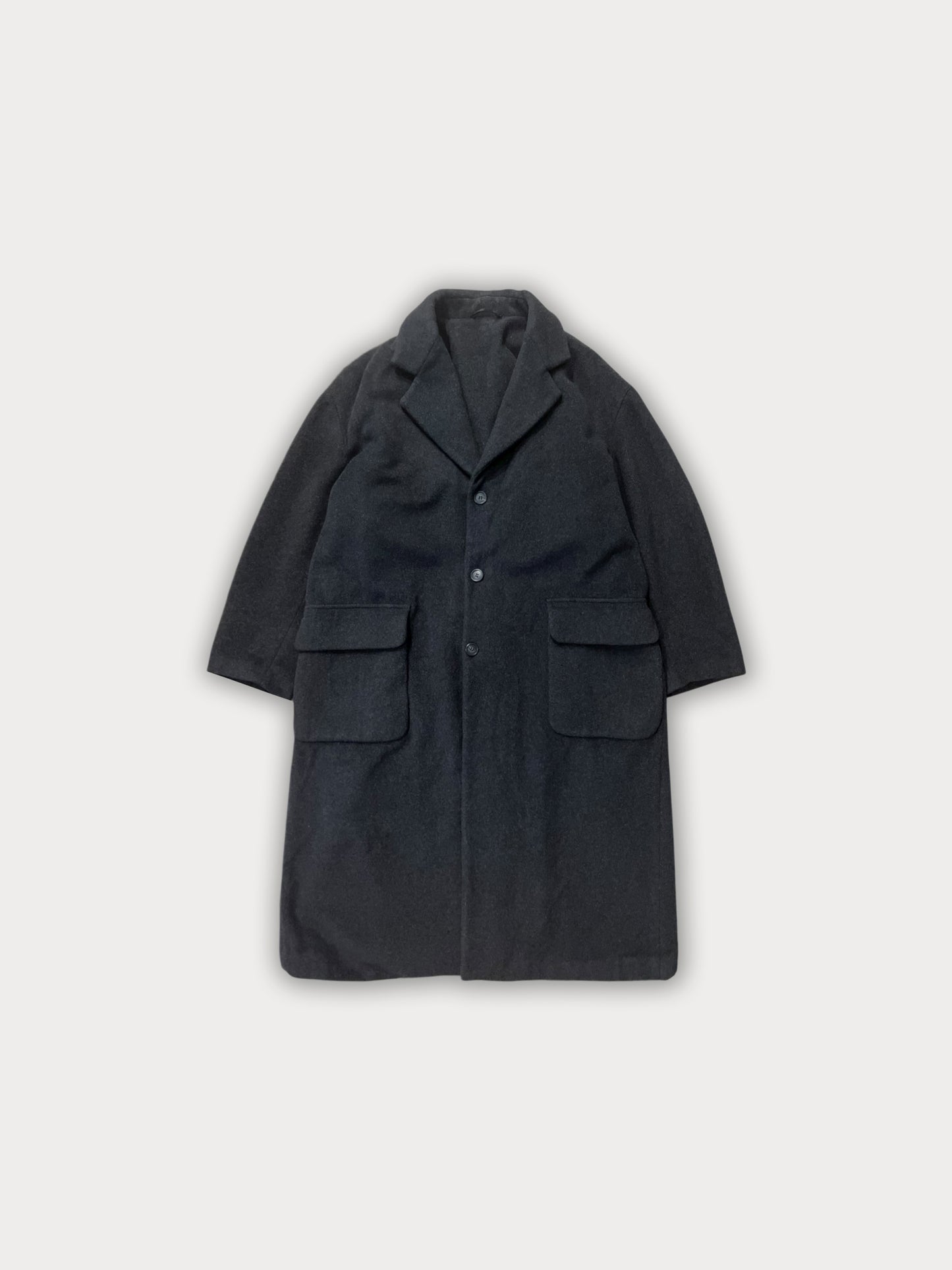 RARE Vintage Mid 90s Runway PROTOTYPE Dolce & Gabbana Wool Trench Coat