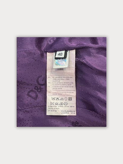 Vintage Dolce & Gabbana Wool Trench Coat