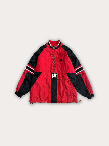 Vintage 90s Starter NCAA Uni of Winsconsin Anorak