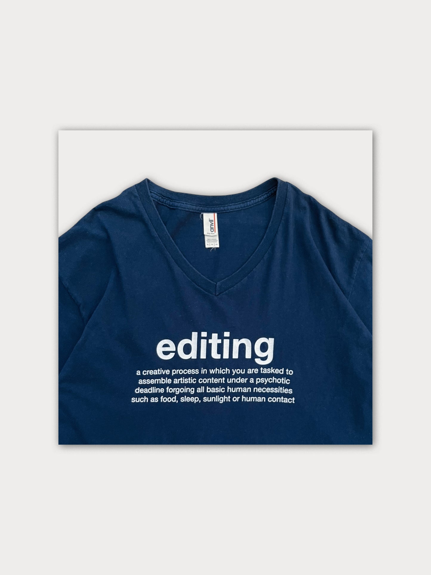 Editing Tee