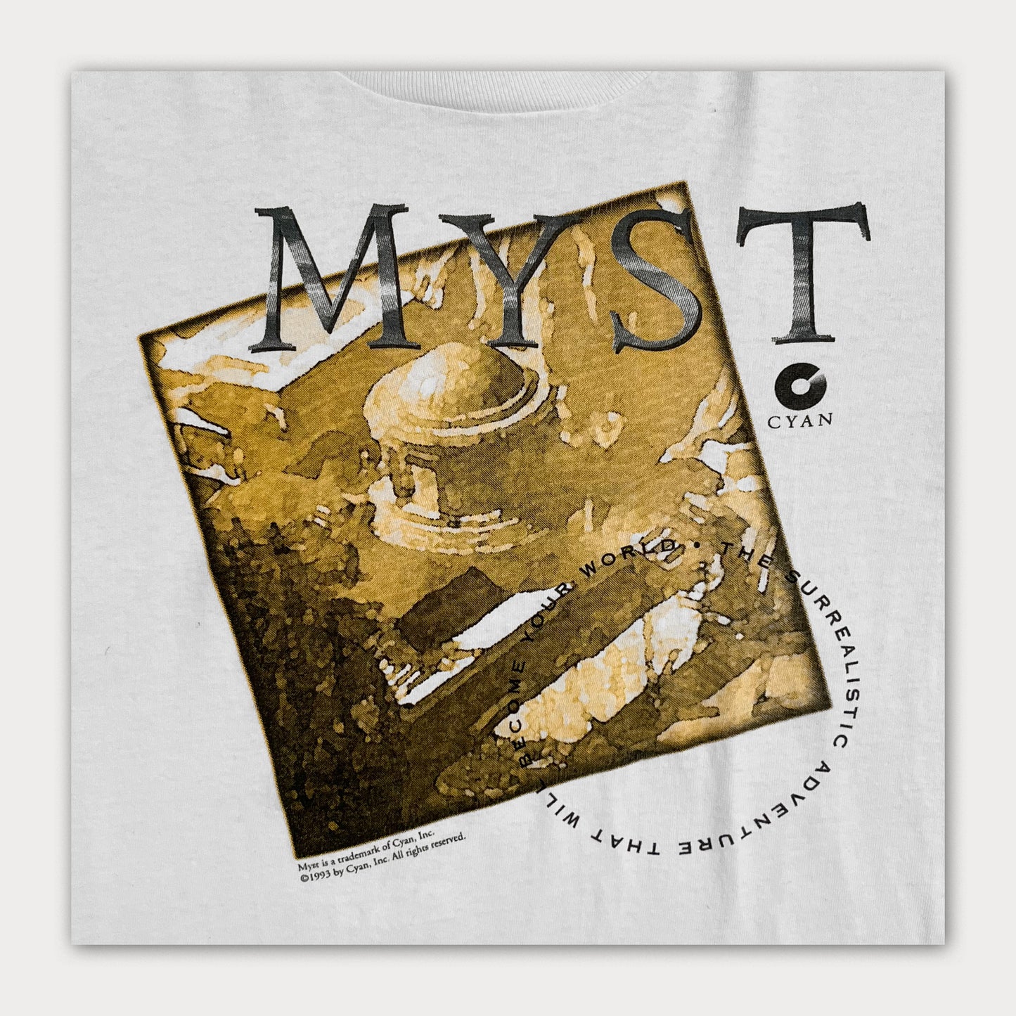 1993 'Myst' Videogame by Cyan Promo Tee